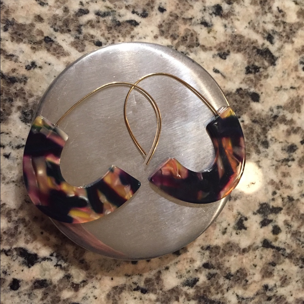 Baublebar style resin drop Earrings - Picture 3 of 3